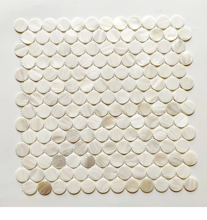 wholesale mother of Pearl Shell Square Shape Mosaic Self-adhesive Living Room Tiles Natural Crafts for Kitchen Balcony Bathroom