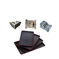 Win-Win Wholesale Custom-made Restaurant Injection Molded Wood Grain Fast Food Serving Trays Tolerance