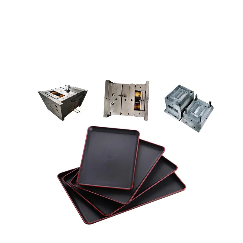 Win-Win Wholesale Custom-made Restaurant Injection Molded Wood Grain Fast Food Serving Trays Tolerance