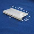 Hookei Supermarket Shelf Edge Plastic Barcode Price Tag Clips Strips PVC Data Strip Label Holder