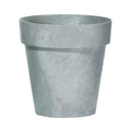 CUBE BETON EFFECT 0.6L. flower pot dimensions (mm) 110x110x97 concrete color