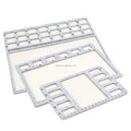 Boasta Felt Bead Pad with CM Alphabetic Scale Tray for Art Crafts Jewelry Display DIY Making Beading Tool Equipment