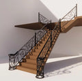 Discover stylish wrought iron handrails for indoor stairs combining durability classic beauty and secure functionality at home