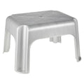 Step stool quality and safety Durable plastic (PP) 36.5 x 30 x 24 cm Tim Silver