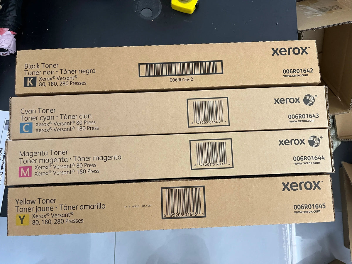 Genuine Original Toner Cartridge for Xerox Versant 80 180 280 Presses CT202292 CT202293 CT202294 CT202295 Toner America Version MegaBDM