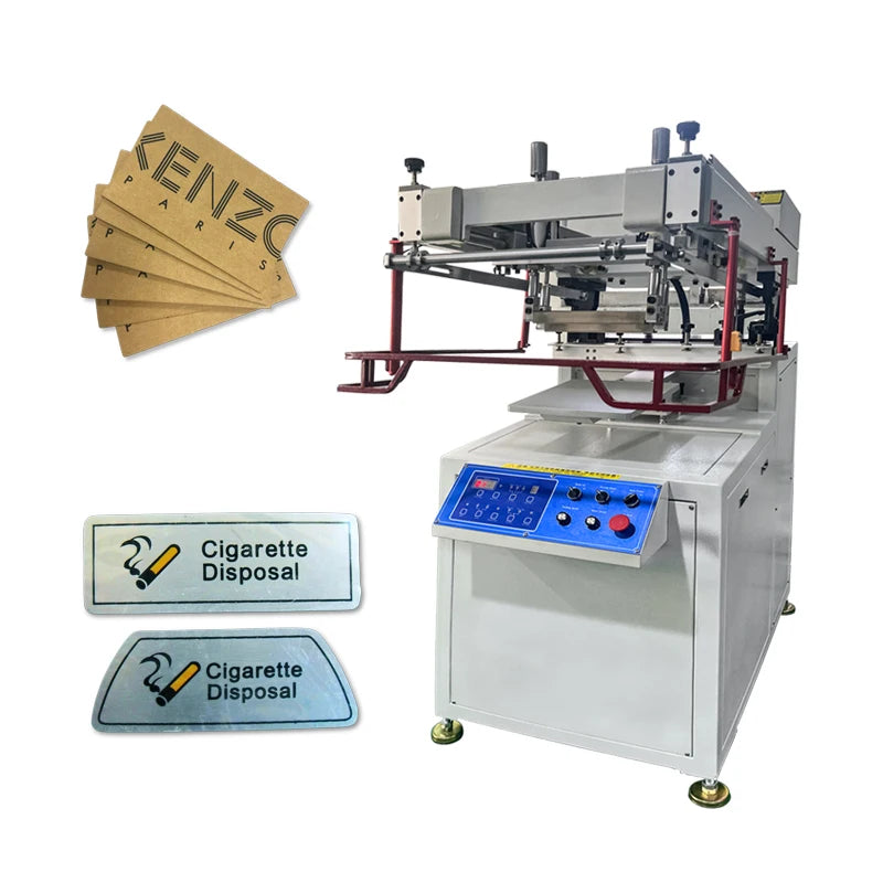 SS3050 Flat Screen Printing Machine Prints Products on Metal Plastic Cards and Bags