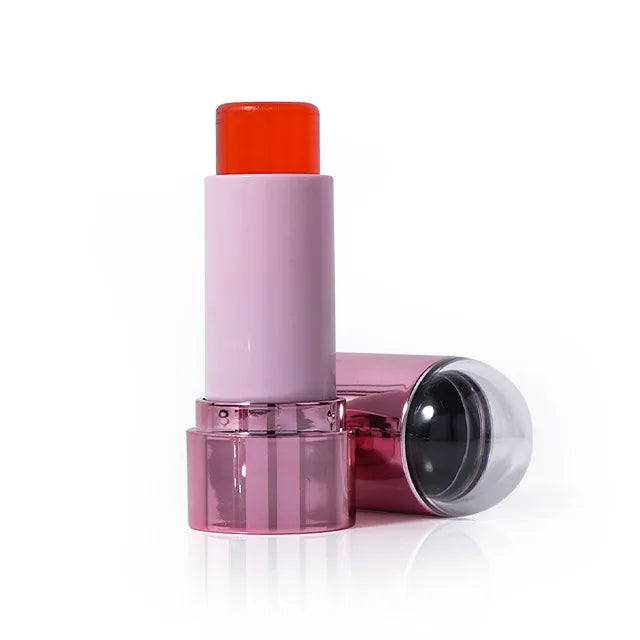 Water Jelly Tint Blush Pink Jelly Tinted Makeup Stick for Lips and Cheek Stain Buildable Watercolor Finish Lasting