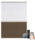 Modern Honeycomb Blinds Custom Blackout Top-Down Bottom-Up Cellular Shades Built-In Fabric Day Night Blinds for Windows