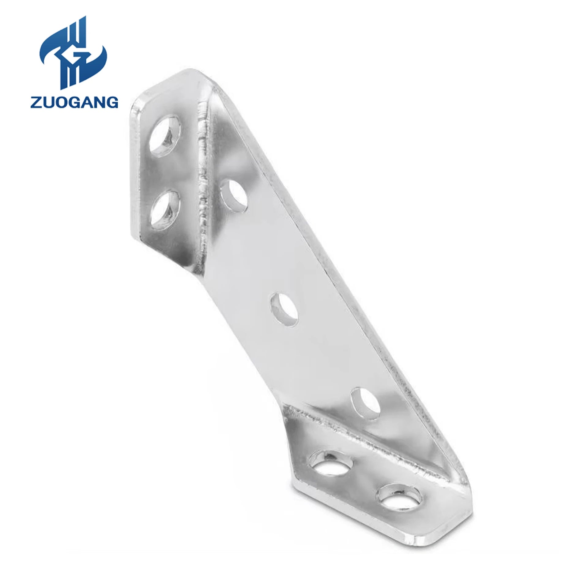 Multi-function Stainless Steel Triangular Metal Furniture Corner Brace Angle Shelf Fixing Brackets for Wood