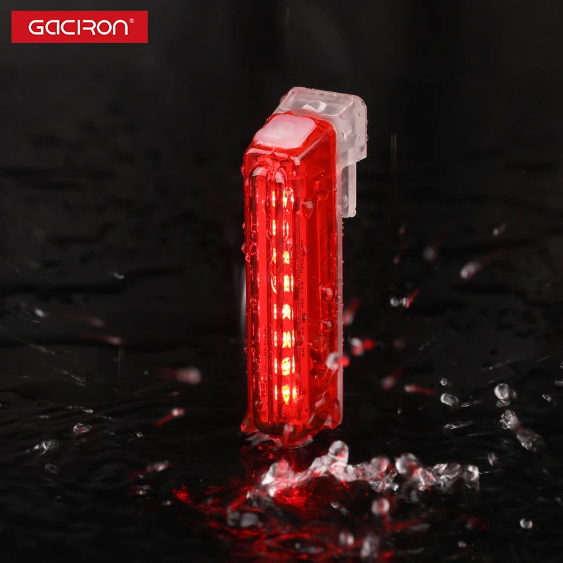 Gaciron Night Ride 30 Lumen Type-C Rechargeable Bicycle Magnetic Taillights Bicycle Back Light Cycling Tail Light