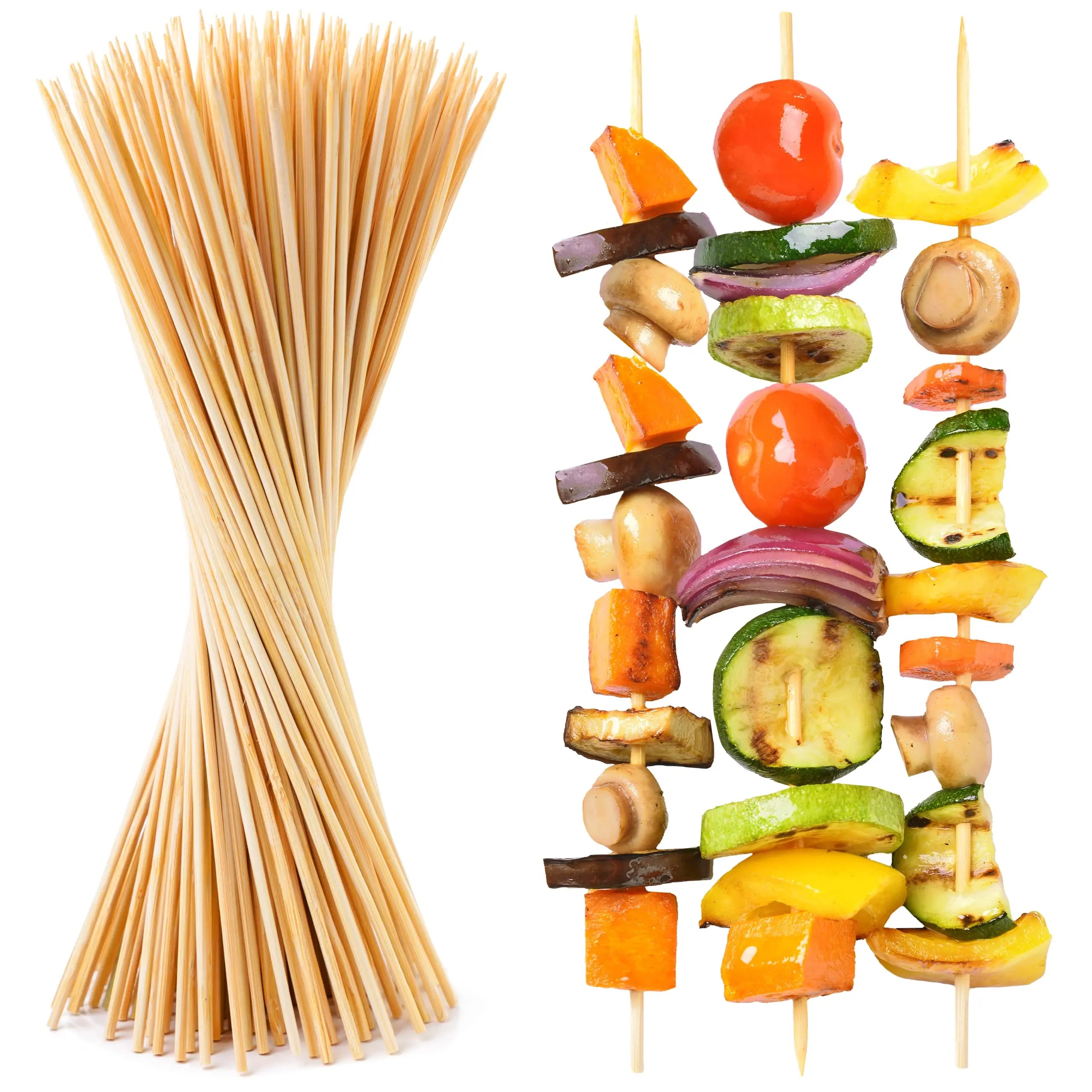 Wholesale Biodegradable Bamboo Sticks & Skewers