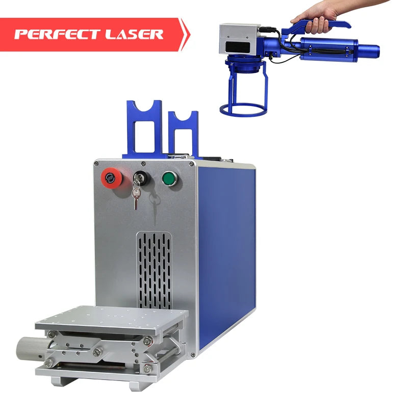 Fiber Laser Marking Machine Handheld Portable Laser Marker for Metal Stainless Steel Aluminum Industrial Logo Customization