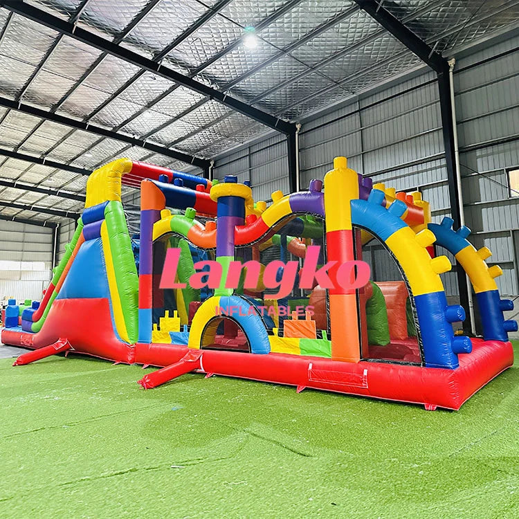 Amusement Park Sport Playground Giant Inflatable Obstacle Adult Inflatable Obstacle Course Obstacle Race Inflatable Game