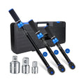 Torque Wrench Set 1/2 3/8 1/4 Inch Drive Click 3Pcs Torque Wrenches 10-170 FT.LB 5-50FT.LB 20-240IN.LB with 3pcs Adapter