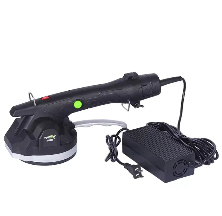 TOPVEI V07-2 12V Electric Tile Laying Vibrator - Portable Tile Vibration Tool for Uniform Adhesion in Tile Installation