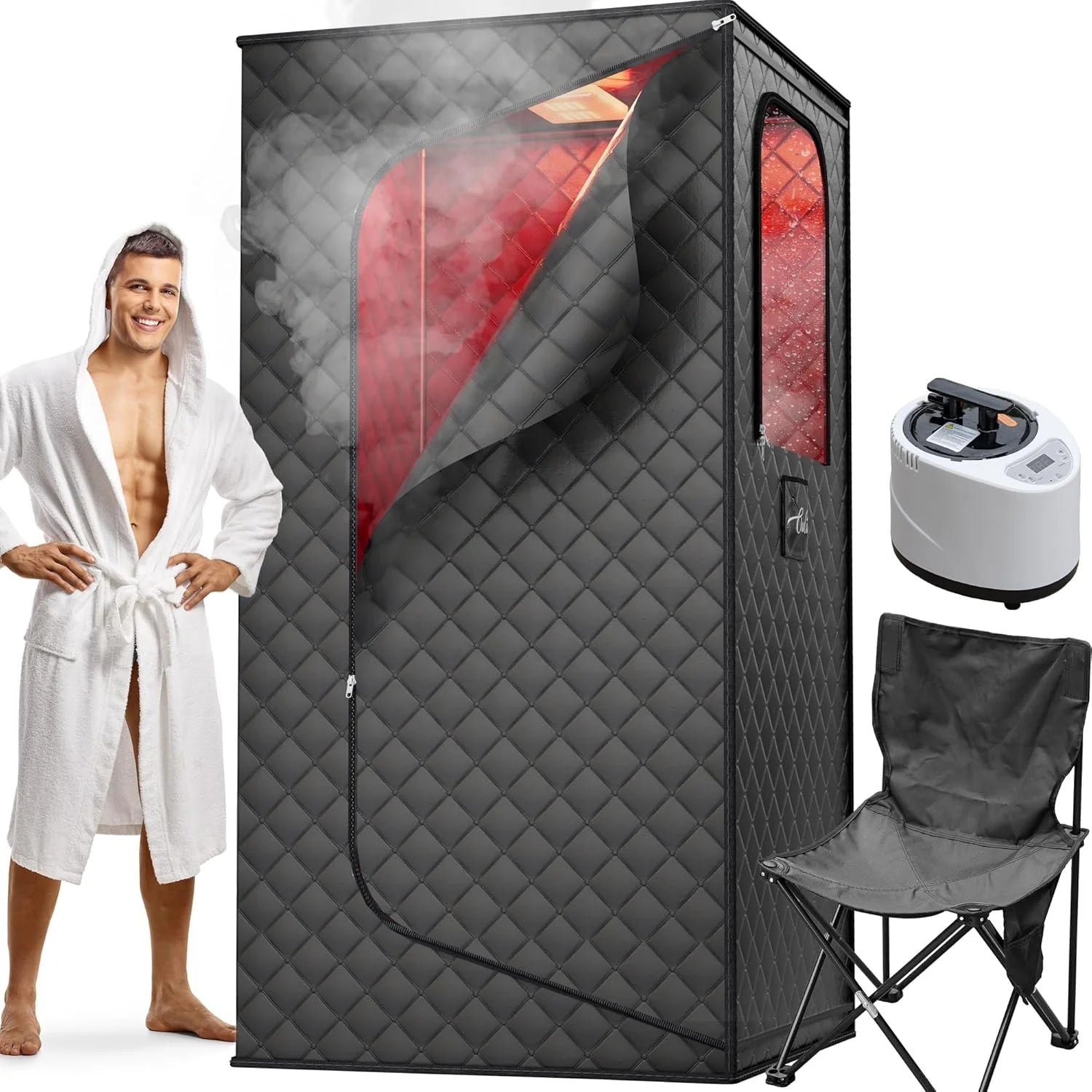 BAFAN 2026 New Arrivals Portable Wet Steam Sauna with Modern Design Lightweight & Easy Installation for Home Use