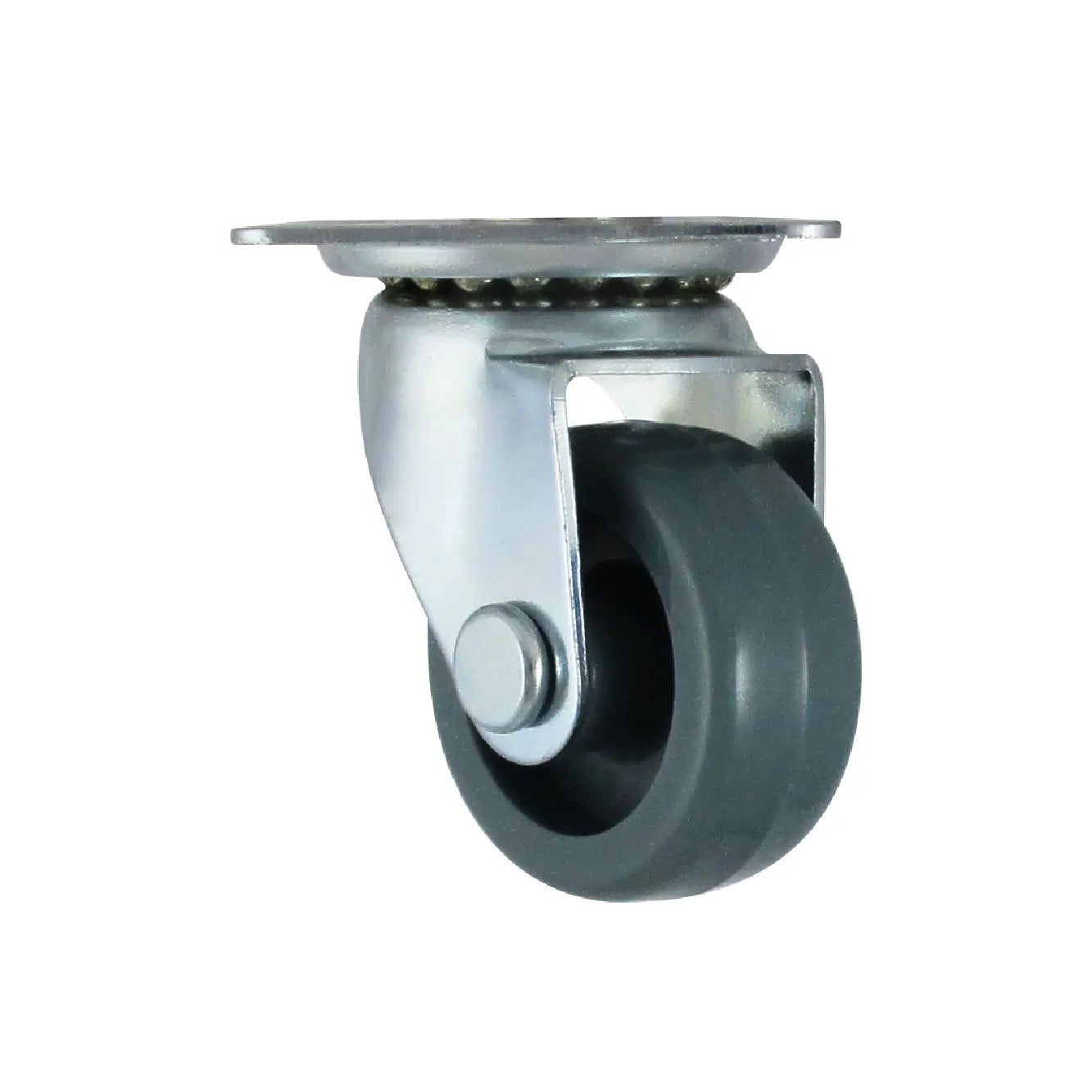 1.5 Inch PP Rotating Swivel Caster Wheel Top Plate Light Duty for Multi-Use Living Room Dining Kitchen School Warehouse