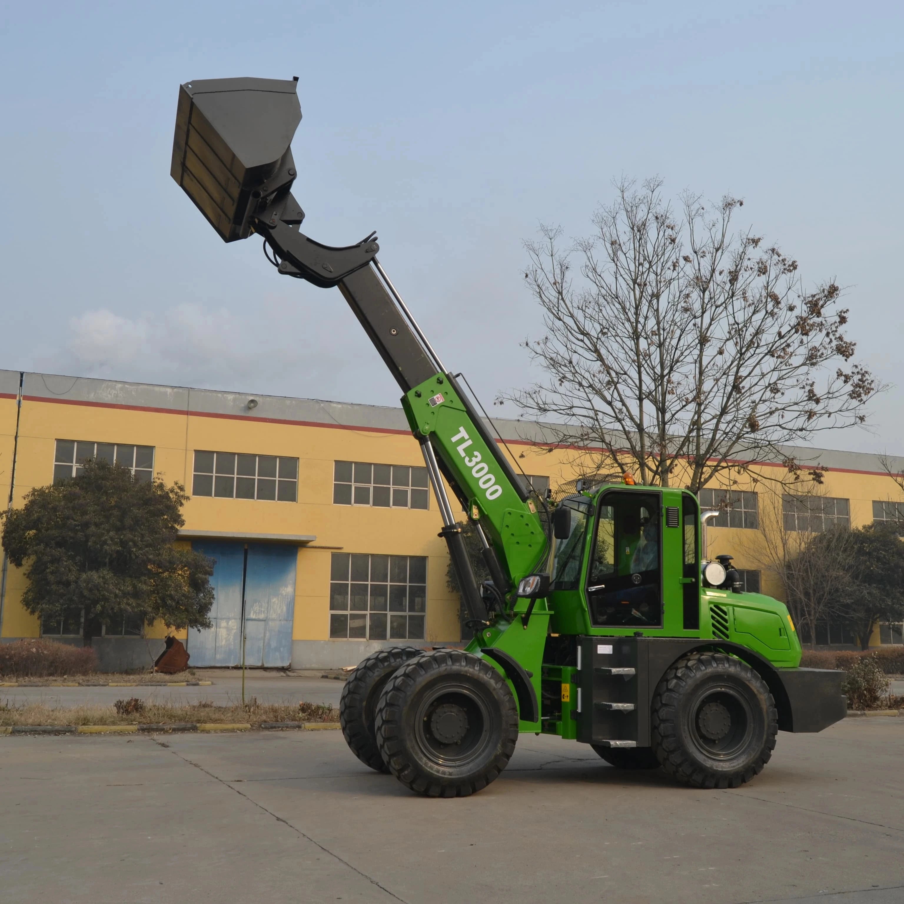 Used Hyundai TL3000 Telescopic Loader | Telescoping Boom Construction Loader Sale Mini Backhoe Loader