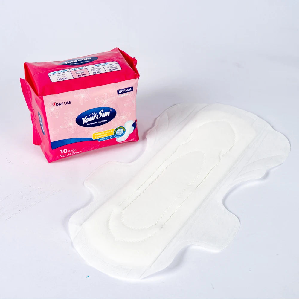Custom Logo Biodegradable Underwear Sanitary Pad Cotton Sanitary Napkin Japan Wings Wholesale Regular Reusable Natural Women