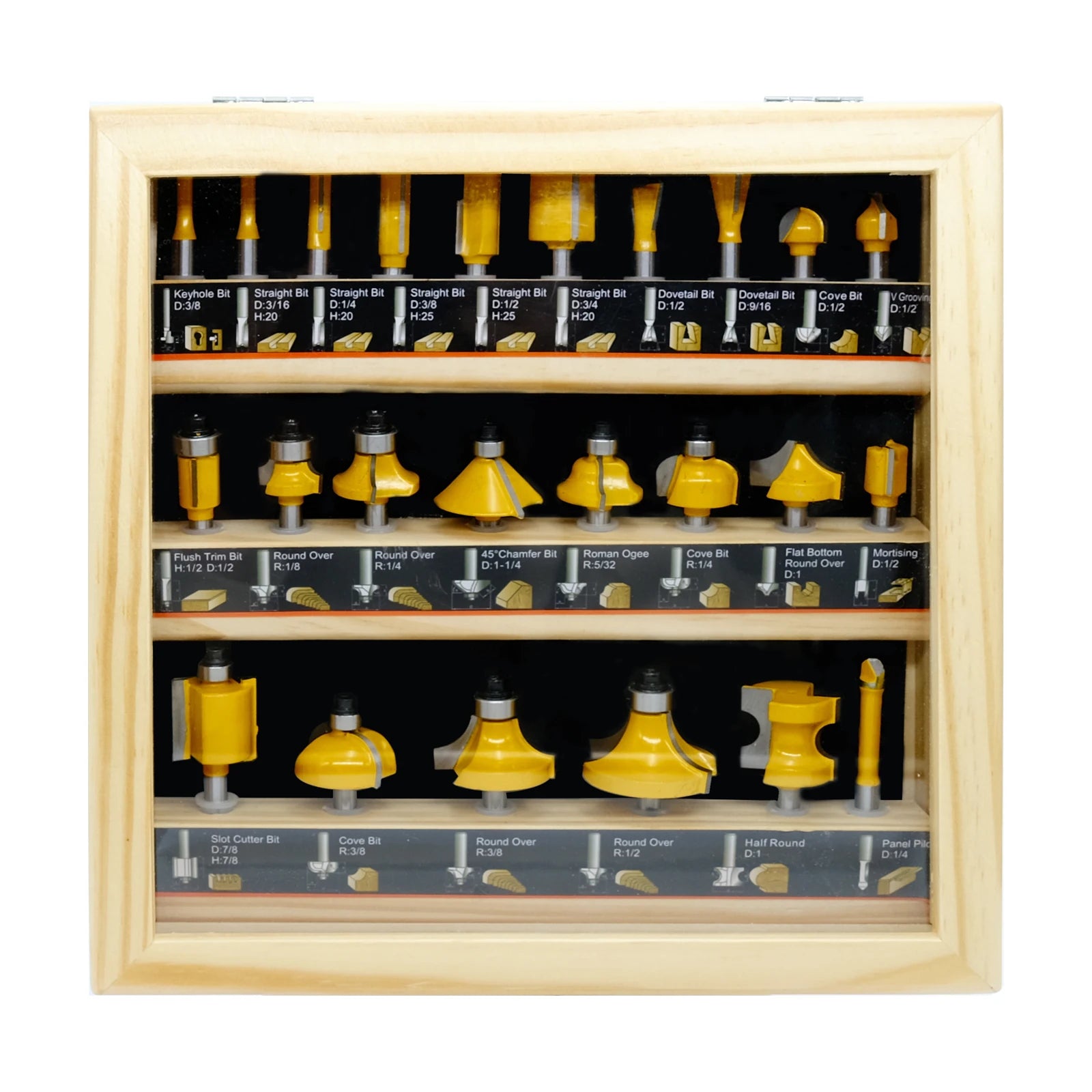 Tungsten Carbide Router Bits Set Router Bit Set for DIY Woodworking
