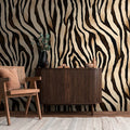 Germany Made Photo Floral Wall Mural Fur Beige Black Brown Non Woven Vinyl Wall Mural Bedroom Hospital 0.53x8.80m