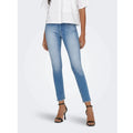 Women 2024 Regular Fit Mid Rise Breathable Summer Denim Jeans 100% Cotton Stretchable OEM Wholesale