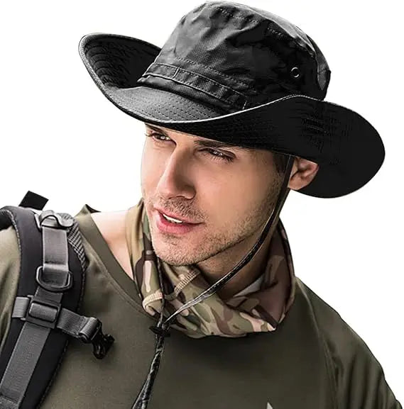 Sun Hats for Men Women Fishing Hat UPF 50+ Breathable Wide Brim Summer UV Protection Hat