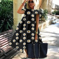 2025 for Wish Popular Women's A-Line Dress Sweet Holiday Design European American Cross-Border Export Plus Size Option