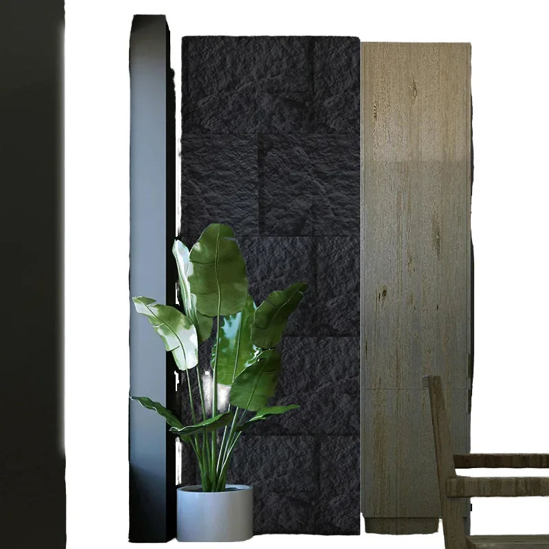 Modern Hotel Room Living Room 3D Mushroom PU Big Slab Exterior/Interior Wall Panel Waterproof Fireproof Lightweight DIY