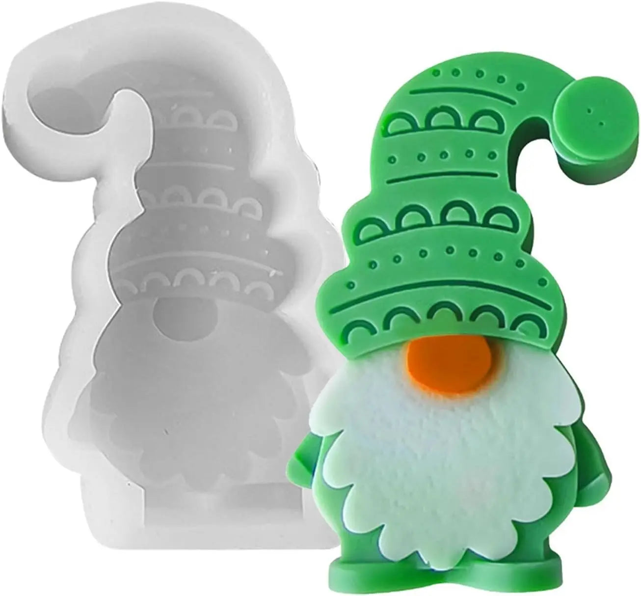 Versatile Santa Claus Silicone Molds Dwarf Fondant Resin - Ideal for Baking & Crafts