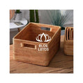 Available Hand Woven Eco-Friendly Durable Rattan Basket Blue Lotus for Storage Table Serving Modern Design Superior