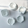 Flower Pot Silicone Mold Epoxy Resin Aromatherapy Candle Cup Molds for Christmas Plaster Cement Decorative