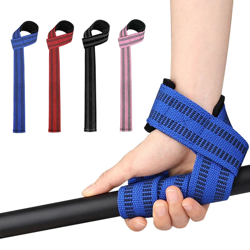 Gym Fitness Wrist Support Straps & Wraps for Weightlifting Bodybuilding Wristbands & Brace for Strength Training