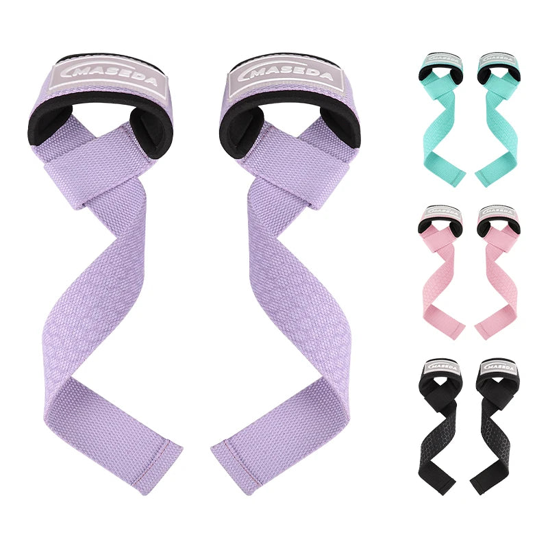 KS-6102#6103#Honeycomb Silicone Anti-slip Wrist Straps Gym Fitness Colorful Lifting Straps for Weightlifting