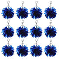 Bulk Cheerleading Pompoms Key Chains Cheer Accessory Gift Metallic Foil Plastic Sports Charm Cheer Cheerleader Pom Poms Keychain