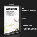 Hookei Custom Size clear Price Sign Display Acrylic Shelf Talker Holder