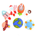 Flatback Cabochons Astronaut Outer Space Rocket Earth Tiny Items Collection Charms Kids Resin Items