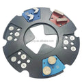 HTC 230mm & 270mm Magnetic Driving Plate for Trapezoid Grinding for Stone & Concrete OEM Customization Available