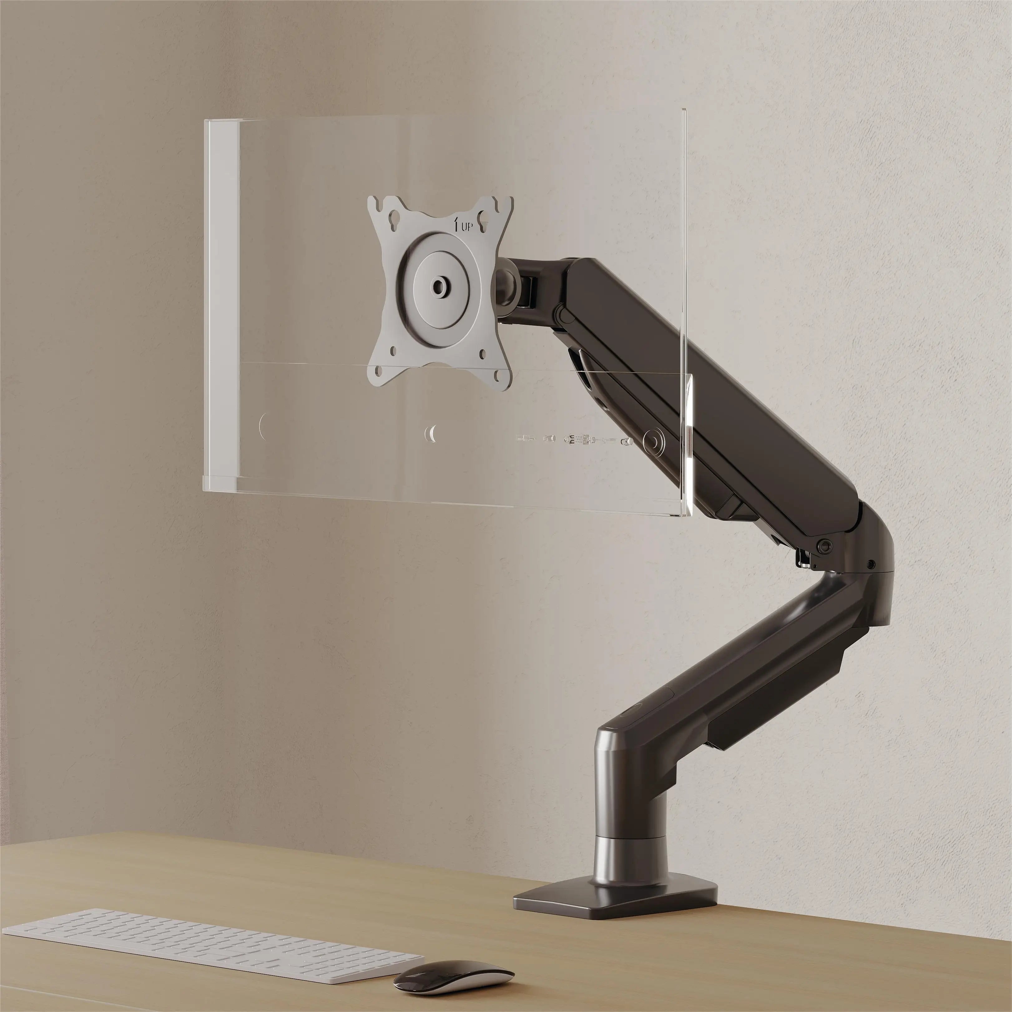 OMNI Foldable Aluminum Alloy Multi-Functional Monitor Display Stand 17"-30" Screen Support Tilt (+85/-30) Rotation 360