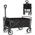 Portable Stainless Steel Folding Cart for Outdoor Camping Vehicle Picnic Trolley with Practical Stall for Tools