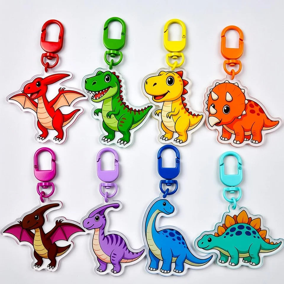 Customized Fashionable and Personalized PVC Material UV Printed Cartoon Style Plastic Keychain MegaBDM