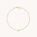 LOZRUNVE 925 Sterling Silver Sweet Trending Minimalist Bow Knot Charm Bracelet Women