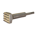 5-5/8 Inch (140mm) SDS Plus Bush Hammer Bit 16 Tips 30x30mm Square Head for Concrete Surface Preparation