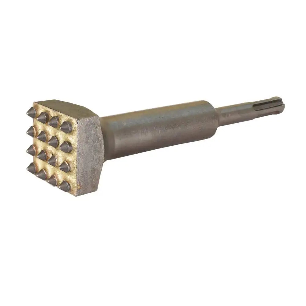 5-5/8 Inch (140mm) SDS Plus Bush Hammer Bit 16 Tips 30x30mm Square Head for Concrete Surface Preparation