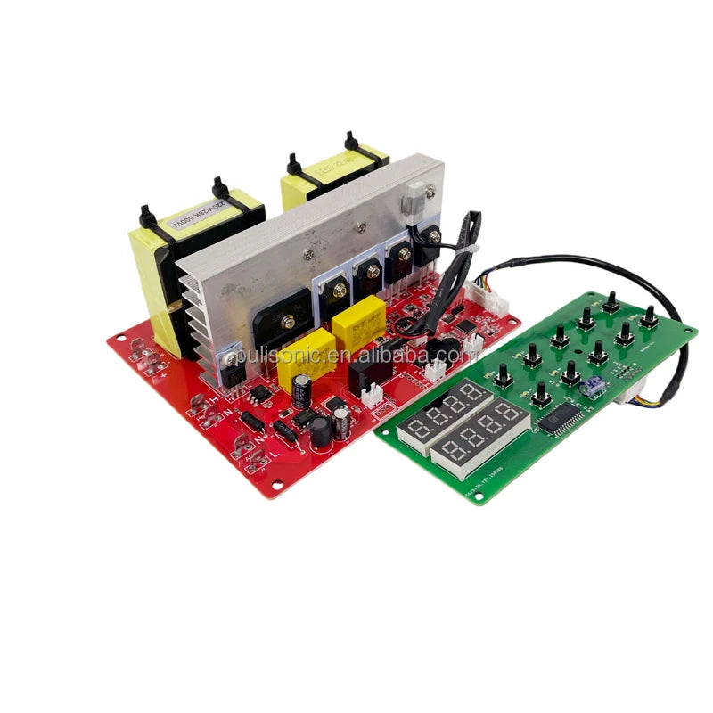 Multi Function Ultrasonic Power Generator 40kHz 500W 110V for Precise Parts Cleaning Device