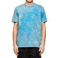 Shirts Manufacturer Streetwear Summer Short Sleeve Screen Printing Stripe Boxy O Neck Acid Wash Cheap Price Shirts For Men