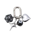 Wholesale Ins dice bag hanging multi-sided dice keychain pendant dice keychain bag hanging ornaments