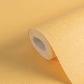 Made in Germany Damask Plain Wallpaper Rolls Yellow Non Woven Vinyl Household Use Sound-Absorbing Abrasion-Resistant 1005x053m