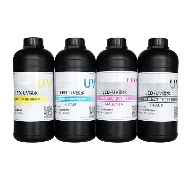 China Ink Supplier LED Curing UV Ink for Konica Heads Inkjet Printer