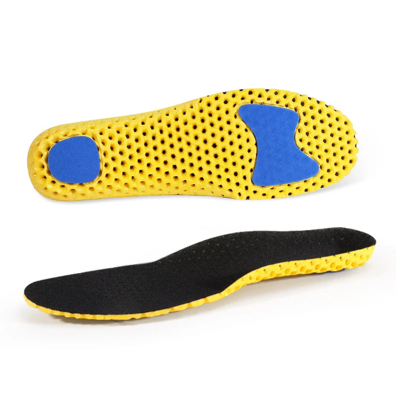 Wholesale Factory Elastic Shock Absorbing Shoe Insoles Breathable Inserts Honeycomb EVA Insole